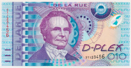 THOMAS DE LA RUE TEST NOTE D-PLEX UNC - Other & Unclassified