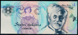 CZECH REPUBLIC STATNI TISKARNA CENIN ALFONS MUCHA TEST BANKNOTE UNC - Other & Unclassified