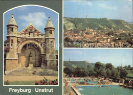 Freyburg Unstrut Freibad Fliegeraufnahme Jahn-Erinnerungsturnhalle - Freyburg A. D. Unstrut