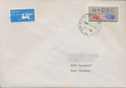 Israel ATM 1990 Hirsch Automat 032 Ersttagsbrief, ATM 3.1.32 FDC (X80416) - Vignettes D'affranchissement (Frama)