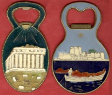** DECAPSULEURS  EMAILLES  -  GRECE ** - Tire-Bouchons/Décapsuleurs