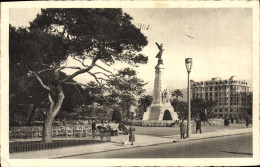 CPA Nice Le Jardin Albert Er Et Monument De L'Annexion - Monuments
