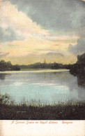 A664 Myanmar Burma Sunset Scene On Royal Lakes Rangoon Vintage Postcard - Myanmar (Burma)