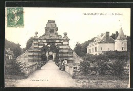 CPA Villeblevin, Le Chateau - Villeblevin
