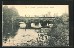 CPA Charny, Les Bords De L`Ouanne, Le Pont - Charny