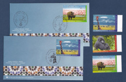 Nations Unis - FDC - Premier Jour - Patrimoine Mondial - L'Afrique - Animaux - 2012 - Collections, Lots & Series