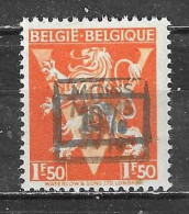 724KCu**  Lion Héraldique Surchargé -10% - UCCLE 3 - Bonne Valeur - Surcharge Double - MNH** - LOOK!!!! - 1931-1960