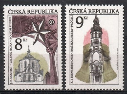 Czech Republic 1996 Mi 119-120 MNH  (ZE4 CZR119-120) - Monuments
