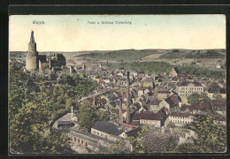 AK Weida, Totalansicht Mit Schloss Osterburg - Weida