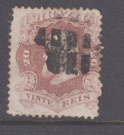 Brazil 1866 Emperor Pedro - 20r Dull Purple No 6 Killer Cancel - Oblitérés
