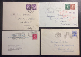 GB (189) Grande Bretagne 1960 Elisabeth House Of Commons Lot De 4 Lettres - Covers & Documents