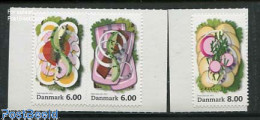 Denmark 2012 Bread 3v (from Booklets), Mint NH, Health - Food & Drink - Unused Stamps