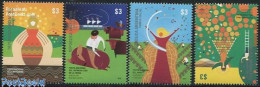 Argentina 2012 Festivals 4v, Mint NH, Various - Folklore - Ongebruikt