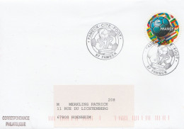 Motive Sport Fußball Fußball-Weltmeisterschaft 1998  Frankreich Brief Mit Sonderstempel Fameck 1998 - 1998 – Frankrijk