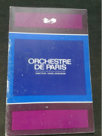 RADU LUPU PIANIST PIANO DANIEL BARENBOIM CONDUCTOR DIRIGENT PROGRAM PROGRAMME - Programme