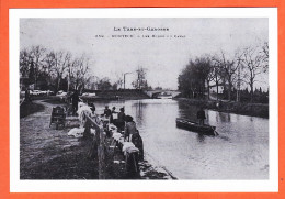 07852 /  MONTECH 82-Tarn Garonne ◉ Bords Canal REPRODUCTION ◉ 20èm Journée Salon Toutes Collections Dimanche 1602-2014 - Montech