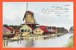 07601 ● EDAM Houtzaagmolen Publiciteit BLOOKER'S DAALDERS Cacao Moulin à Vent Pour Scieries Windmühle Windmill 1910s - Windmills