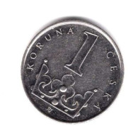 REPUBLIQUE TCHEQUE PIECE NEUVE DE 1 KORUNA 2006 ACIER PLAQUE  NICKEL REF KM 7 - - Tsjechië