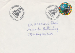 Motive Sport Fußball Fußball-Weltmeisterschaft 1998  Frankreich Brief Mit Sonderstempel Marseille1998 Hahn - 1998 – Frankrijk