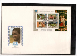 777-REP.BURUNDI / "ANNEE INT. DE L'ENFANT 1979" / FDC Y&T. 811/814 + BF 106A - Ouganda (1962-...)