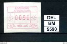 DEL-BM5590, Griechenland, ATM, 1993, Xx, M31,  Rhodos, - Automatenmarken [ATM]