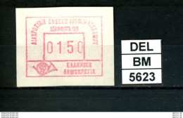 DEL-BM5623, Griechenland, ATM, 1988, Xx, M16, Ioannina '88 - Automatenmarken [ATM]