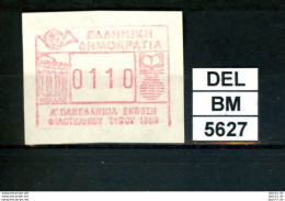 DEL-BM5627, Griechenland, ATM, 1986, Xx, M12, Philatelic Literature - Automatenmarken [ATM]