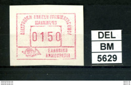 DEL-BM5629, Griechenland, ATM, 1988, Xx, M16, Ioannina '88 - Automatenmarken [ATM]