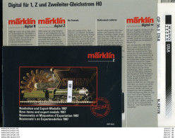 Märklin Und Andere, Diverse Prospekte Aus Der Zeit Um 1985/90, Geringe Gebrauchsspuren - Deutsch