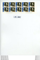 BM 2025, Griechenland, Xx, 1323, 25 J Europ. Konvention 1978, 10 Stück Im Bogenteil - Neufs