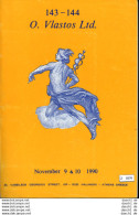 Katalog,  Vlastos - Auktion  1990 Mit Gebrauchsspuren - Autres & Non Classés