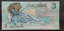 Cook Islands  3 Dollars. 1987. Pick 3 - Cook Islands