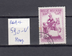 Belgie - Belgique: 590-V (zie  Scan) Roest - 1931-1960