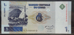 Congo  1    Francs   1997.  Rara         Pick85 - République Du Congo (Congo-Brazzaville)