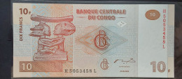 Congo  10    Francs   2003           Pick93 - République Du Congo (Congo-Brazzaville)
