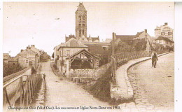 95   CHAMPAGNE SUR OISE LES RUES NEUVES  L EGLISE EDITIONS ATLAS - Champagne Sur Oise