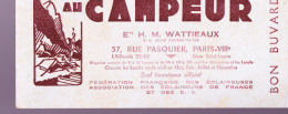 BUVARD - AU CAMPEUR - FÉDÉRATION DES ÉCLAIREUSES - C
