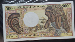 Tchad.  5000 Francs. Pick 11.  UNC - Tchad