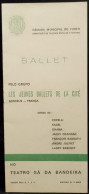 Programa Ballet Les Jeunes Ballets De La Cité - Programme