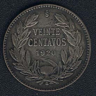 Chile, 20 Centavos 1920, Silber - Cile