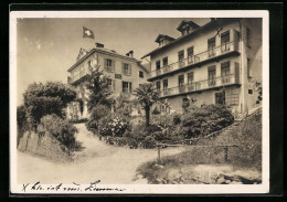 AK Brione-Locarno, Hotel Pension Della-Valle, Bes. E. Valli-Britschgy - Locarno