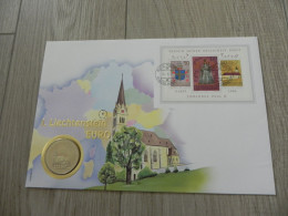 Liechtenstein 5 Euro 1996 - St. Florin Kirche - Besuch Papst Johannes Paul II. In Liechtenstein 1985 - Numis Letter 1997 - Liechtenstein