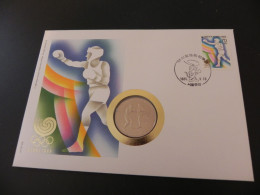 South Korea 2000 Won 1986 - Olympic Games Seoul 1988 - Boxing - Numis Letter 1985 - Corée Du Sud