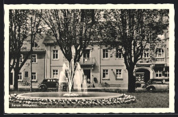 AK Rehau, Maxplatz Mit Springbrunnen - Rehau