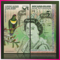 1x Pitcairn Island $5 Queen Elizabeth II QEII Private Fantasy Test Banknote - Autres - Océanie