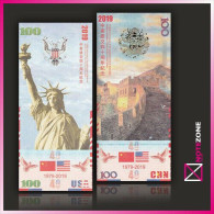 100 Yuan USA China Friendship Fantasy Private Note Test Note - Other & Unclassified