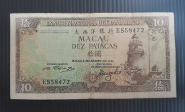 10 PATACAS 1981 MACAU.P-59b1 - Macau