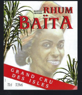 Etiquette  Rhum  Grand Cru Des Iles Baïta  Femme - Rhum