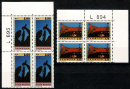 Denmark; 1995 NORDEN (Nordic Issue). Tourism; Music Festivals; Set Of 2 In Block Of 4. - FDC
