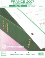 Feuilles Yvert FO Pour Albums FO, FS Et Futura  2007  Voir Scan Partie 2 Uniquement - Autres & Non Classés